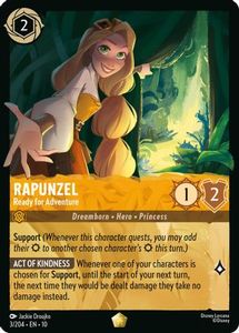 Lorcana Singles In Stock: Rapunzel - Ready for Adventure (3/204) - Whispers in the Well