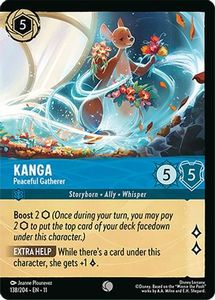 Lorcana Singles: Kanga - Peaceful Gatherer (Foil) (138/204) - Winterspell Cold Foil