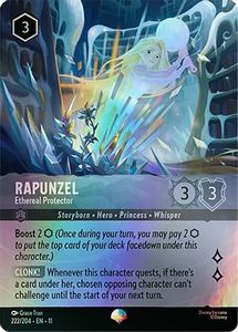 Lorcana Singles: Rapunzel - Ethereal Protector (Epic) (222/204) - Winterspell Holofoil