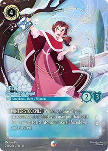 Lorcana Singles: Belle - Snowfield Strategist (Enchanted) (236/204) - Winterspell Holofoil