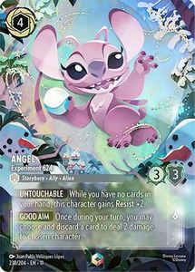 Lorcana Singles: Angel - Experiment 624 (Enchanted) (238/204) - Winterspell Holofoil