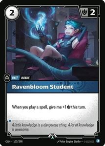 Riftbound Single In Stock: Ravenbloom Student (103/298) - Riftbound Organized Play Promotional Cards Foil