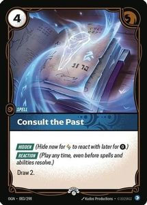 Riftbound Single In Stock: Consult the Past (083/298) - Riftbound Organized Play Promotional Cards Foil