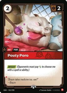 Riftbound Single In Stock: Pouty Poro (013/298) - Riftbound Organized Play Promotional Cards Foil
