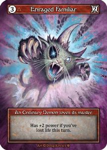 Sorcery Singles In Stock: Enraged Familiar (Foil)  - Gothic Foil