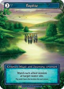 Sorcery Singles In Stock: Baptize (Foil)  - Gothic Foil
