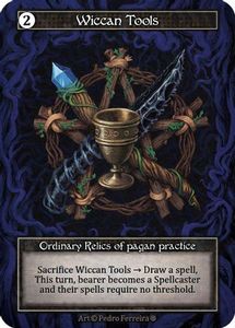Sorcery Singles In Stock: Wiccan Tools (Foil)  - Gothic Foil