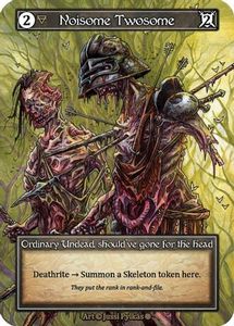 Sorcery Singles In Stock: Noisome Twosome (Foil)  - Gothic Foil