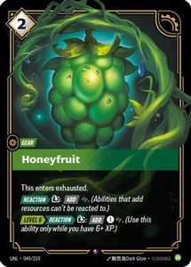 Riftbound Single In Stock: Honeyfruit (049/219) - Unleashed Foil
