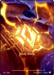 Riftbound Single In Stock: Body Rune (Alternate Art) (R04a) - Unleashed Foil