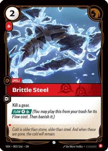 New Arrivals: Brittle Steel (003/166) - Vendetta Foil