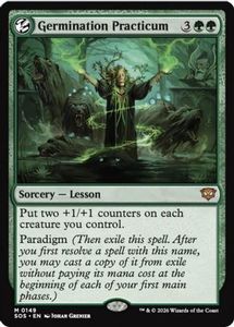 Fresh Mtg Singles: Germination Practicum (SOS-149) [Secrets of Strixhaven]