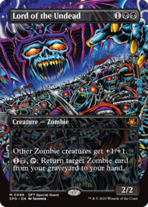 Fresh Mtg Singles: Lord of the Undead (Borderless) (SPG-088) [Special Guests]