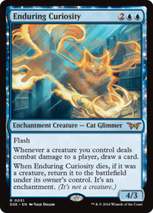 Fresh Mtg Singles: Enduring Curiosity (DSK-051) [Duskmourn: House of Horror]