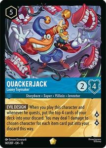 New Arrivals: Quackerjack - Loony Toymaker (147/204) - Attack of the Vine Cold Foil
