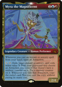 Myra the Magnificent (Showcase) (Galaxy Foil) (UNF-518) [Unfinity] Foil