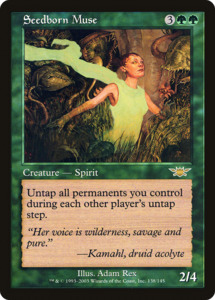 Mtg Singles Instock: Seedborn Muse (LGN-138) [Legions]