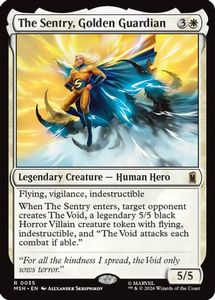 Fresh Mtg Singles: The Sentry, Golden Guardian (MSH-035) [Marvel Super Heroes]