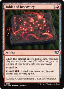 Fresh Mtg Singles: Tablet of Discovery (SOS-132) [Secrets of Strixhaven]