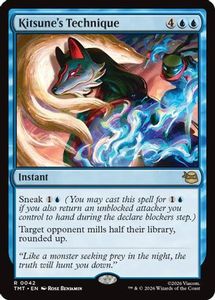 Fresh Mtg Singles: Kitsune's Technique (TMT-042) [Teenage Mutant Ninja Turtles]