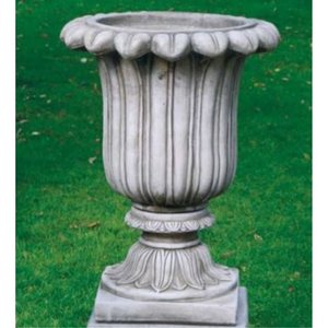 Dragonstone Fluted Urn - California Home & Garden