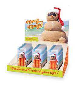 Products: “Merry Mango” Lip Balm Trio Display
