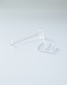 Products: Clear Acrylic Hook - Cambrian Plastics