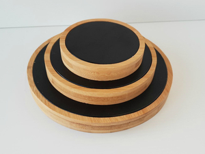 Products: Jewellery Display Bamboo Round (Set of 3)