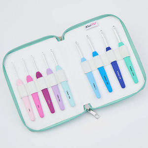 Knit Pro Crochet Hooks: Waves De Luxe Crochet Hook Set (x9)
