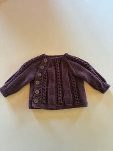 Hand Knit Side Car Acrylic Cardigan (Ref Sid)