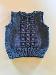 Hand Knit Acrylic Avis Vest (Ref Avi)