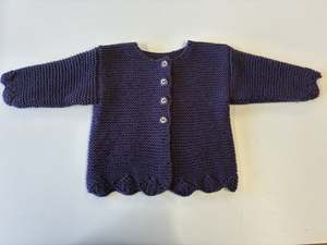 Hand Knit Charming 4 Button Cardigan (Ref: Bob)