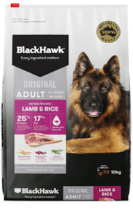 Products: BlackHawk Adult Lamb and Rice 3kg - Cambridge Grains