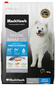 Products: BlackHawk Fish and Potato 10kg - Cambridge Grains
