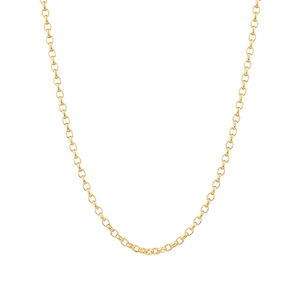 Gold Chains: 9ct Yellow Gold Belcher Chain - 60cm