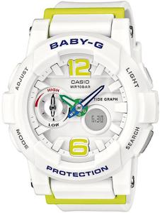 Casio Baby G white & Lime