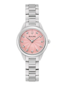 Classic Sutton Diamond Watch - Pink Dial