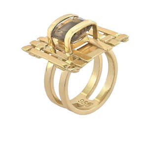 Gold Plated Jewellery: Bling Bling Ring - GP