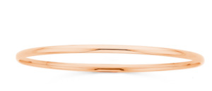 All Rose Gold: rose gold bangle 3mm wide