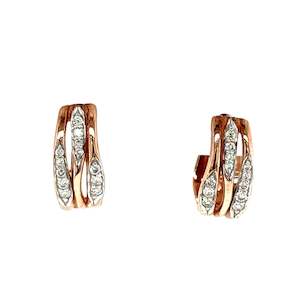 9ct Rose Gold Hoops