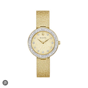 Bulova: Bulova - Champagne Crystal Women's Watch