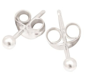 3mm Ball Stud Earring - SS