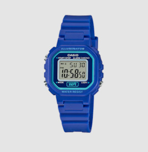 Watches: Casio Youth Watch - Blue Digital