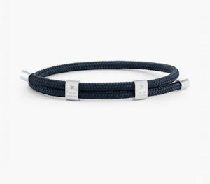 Pig And Hen: Little Lewis DBL- Navy | Silver - Small