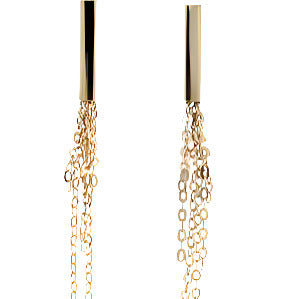Gold Earrings: 9ct Yellow Gold Tassle Earrings