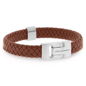Harrison Nappa Leather Bracelet - Peanut