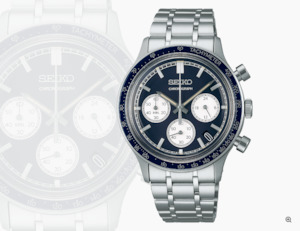 All Jewellery: Seiko Gents Chronograph Blue Dial Watch