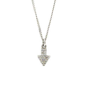 Diamond Arrow Necklace