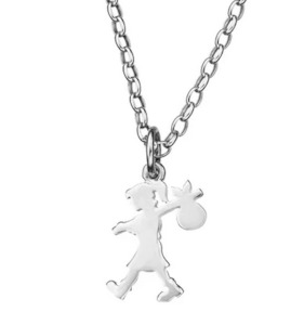 Runaway Girl Pendant - 45cm