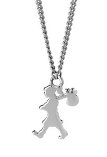 Karen Walker 2: Mini Runaway Girl Necklace Silver